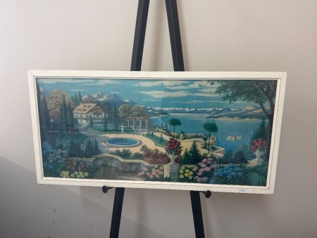 Mansion on the River Vibrant Print