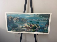 Mansion on the River Vibrant Print
