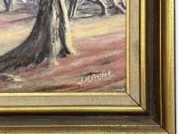 J M Butler - A Bush Road Oil on Canvas - 3