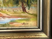 V Beyer - 2 Australian Tree Oil on Board - 4