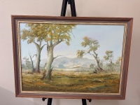 Jill Given - Australian Bush Landscape Oil on Board