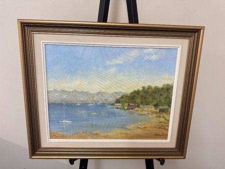 Maston 1988 - Woodford Bay Acrylic on Board