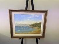 Maston 1988 - Woodford Bay Acrylic on Board - 2