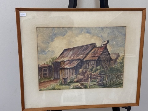 Joan Gregory 71 - Holts Farmhouse Watercolour