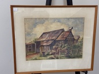 Joan Gregory 71 - Holts Farmhouse Watercolour
