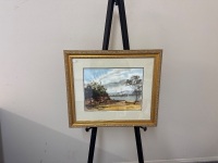 Lee Blacker 1985 - Rocky Shore Watercolour - 3