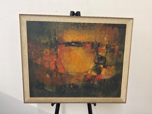 Dark Abstract Artwork Print- approx 840L x 680W