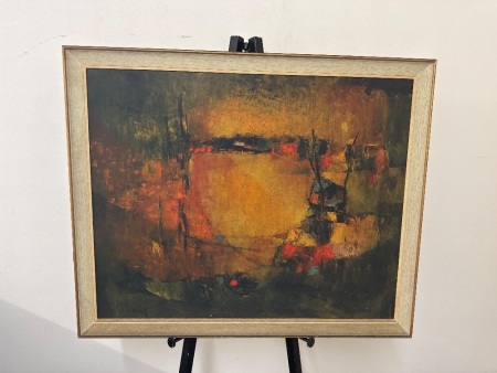 Dark Abstract Artwork Print- approx 840L x 680W
