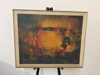 Dark Abstract Artwork Print- approx 840L x 680W