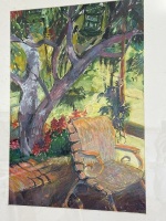 Jan Jorgensen - Verandah Gouache + Oil Pastel - 2