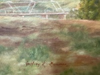 Jeffrey Newman - Outback Bridge Acrylic on Canvas Board - 4