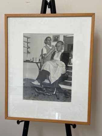 Martin Jorgensen - New Farm Barber Photograph 1995