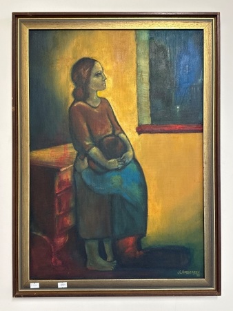 Janis Jorgensen - Loves Captive Oil on Board