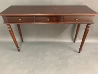 Timber 3 Drawer Sofa Table