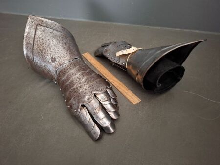 Pair of Replica Medieval Knights Jousting Gauntlets
