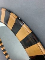 XL Round Zebra Stripe Wall Mirror - 2