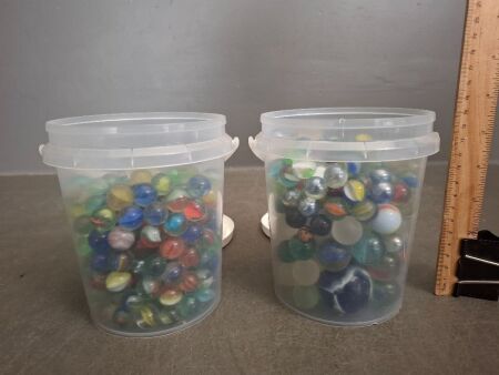 2 Tubs of Marbles
