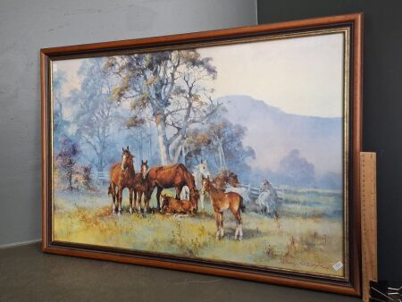 d'Arcy. W. Doyle The Yearlings Print