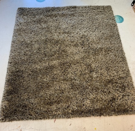 Large Woven Tiger Shagpile Floor Rug