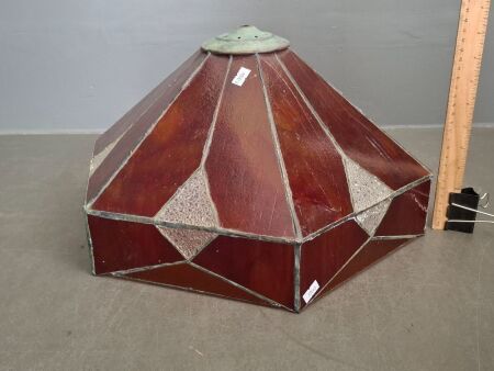 Vintage Stained Glass Lamp Shade