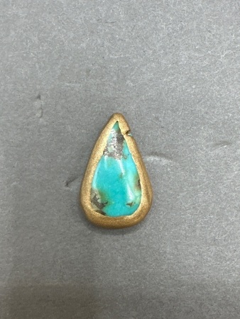 Turquoise and Copper Pendant