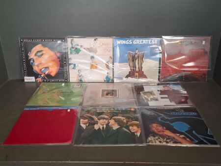 10 Mixed Genre Vinyl Records