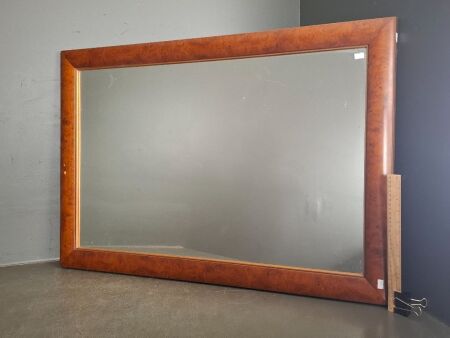 Mirror with Wooden Frame