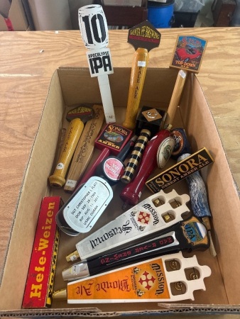 Large assortment of Beer pulls