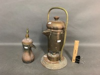 Eastern Copper Samovar & Coffee Pot