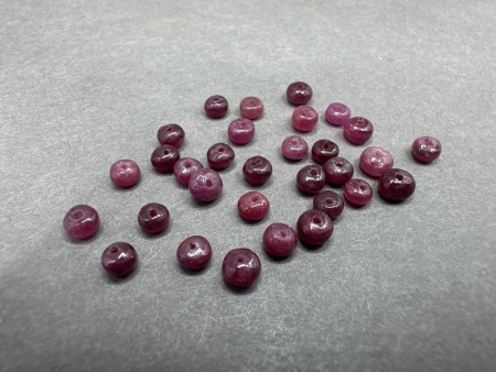 15 Carats of Ruby Gemstone Beads