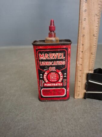 Marvel 4oz Advertising Oil Can