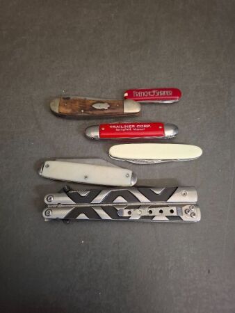 6 Assorted Pocket Knives