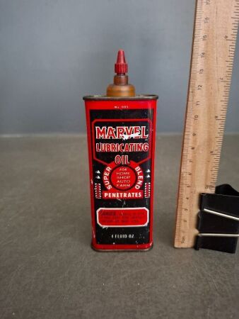 Marvel 4oz Advertising Oil Can