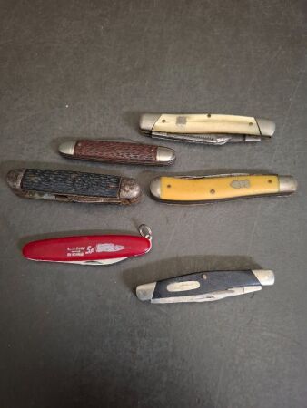 6 assorted knives