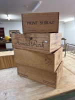 4 Wooden Wine Crates 2 x Howard Park - 2