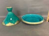 North African Tagine with Metal Mounts - 2