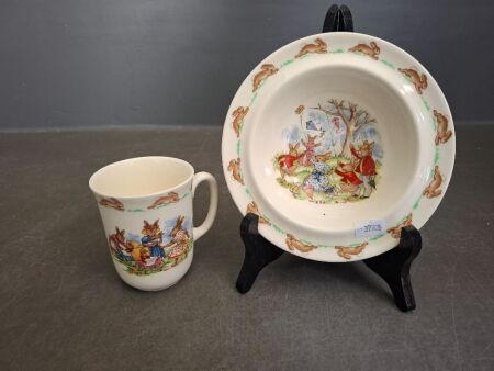 Bunnykins Bowl & Cup