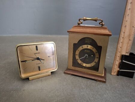 Mid Century Quartz Clocks inc. Staiger & Swiza