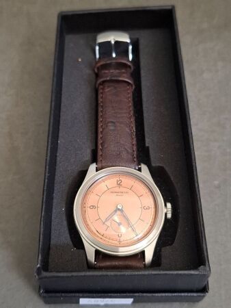 Pierre Paulin Salmon Dial Watch