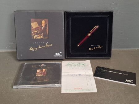 Mont Blanc Mozart Ball Point Pen - in original box + with original receipt&nbsp;