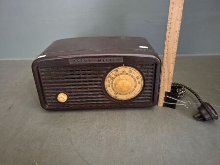 Bakelite Astor Mickey Radio