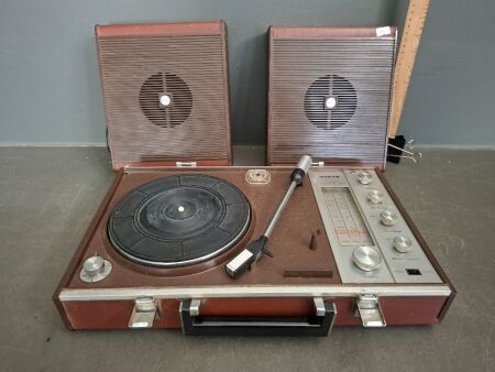 Vintage Sanyo Stereo Radio Phonograph
