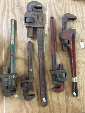 Assorted makers stilsons
