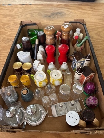 Mixed Assortment of Vintage Salt & Pepper Shakers