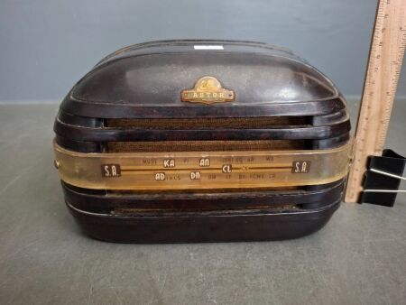 Vintage Bakelite Astor Baby Football Radio&nbsp;