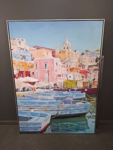 Wall Art Depicting Postano Italy