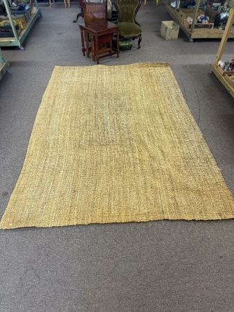 Large Jute Floor Rug 2930 x 1950