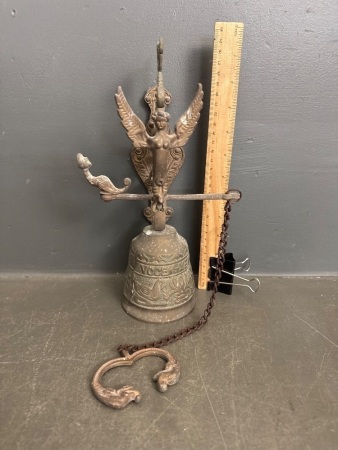 Vintage Brass Wall Hanging Door Bell