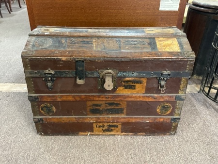 Antique Steamer/Travel Trunk