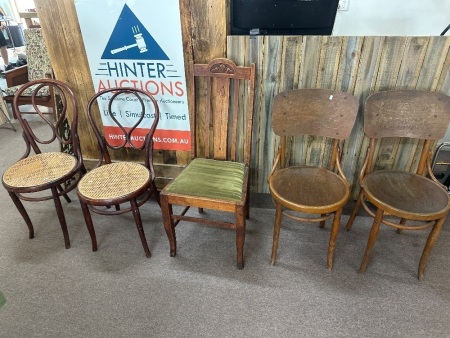 5 Vintage Chairs